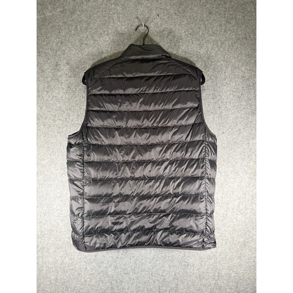 Uniqlo Ultra Light Down Puffer Vest Women XL Black Water Repellent Full Zip - Picture 7 of 8